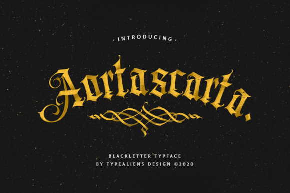 Aortascarta: A Designer’s Honest Review of This Blackletter Typeface