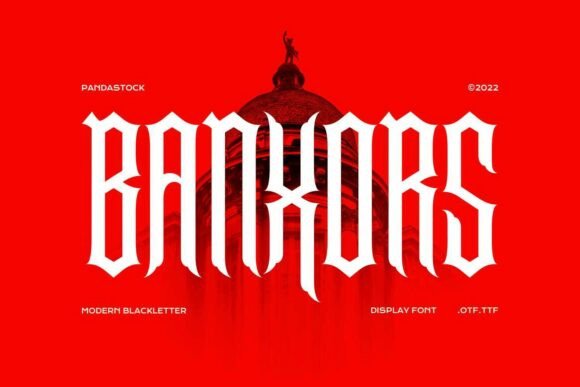 Banxors: The Bold Blackletter Typeface for Strong Brand Identity