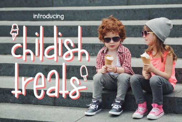 Childish Treats: A Playful Handwritten Font for Modern Web Design