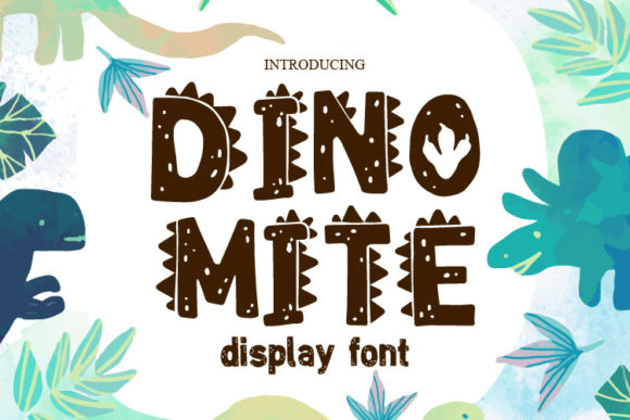 Dinomite: A Playful Typeface for Editorial Adventures
