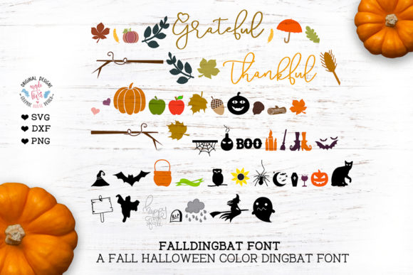 Fall Halloween: A Unique Dingbats Typeface for Seasonal Editorial Design