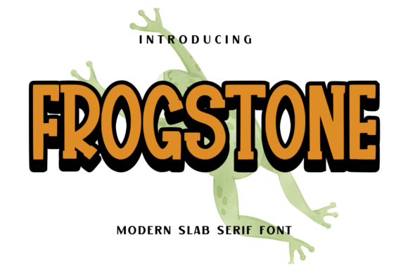 Frogstone: The Quirky Slab Serif Font for Handmade Brands