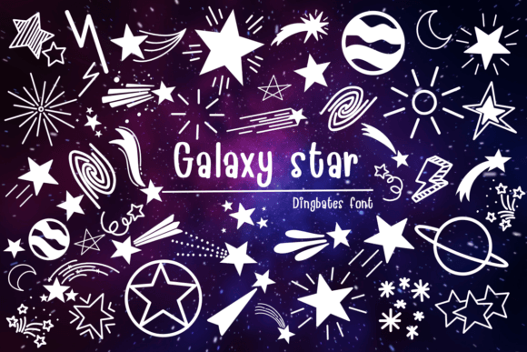 Galaxy Star: The Creative Font for Magical Branding