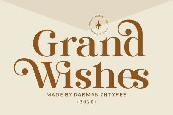 Grand Wishes Typeface: Elevating Editorial Design with Contemporary Elegance
