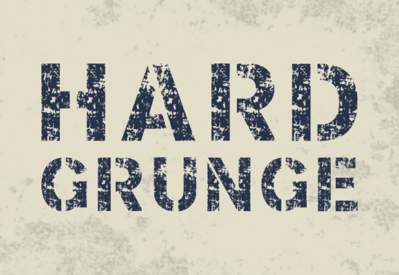 Hard Grunge Typeface: A Bold Display Font for Modern Web Design