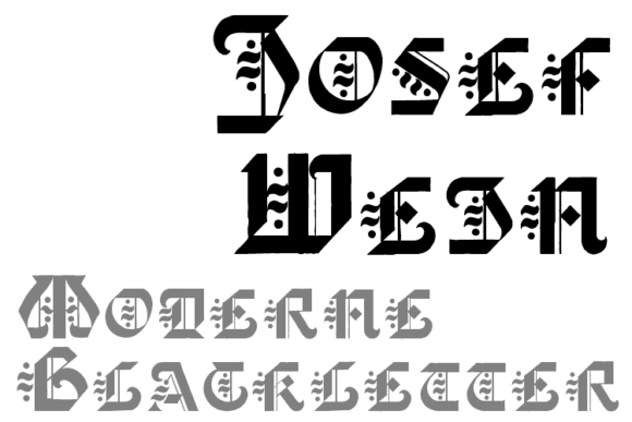 Josef Wein: The Blackletter Typeface That Elevates Campaign Visuals