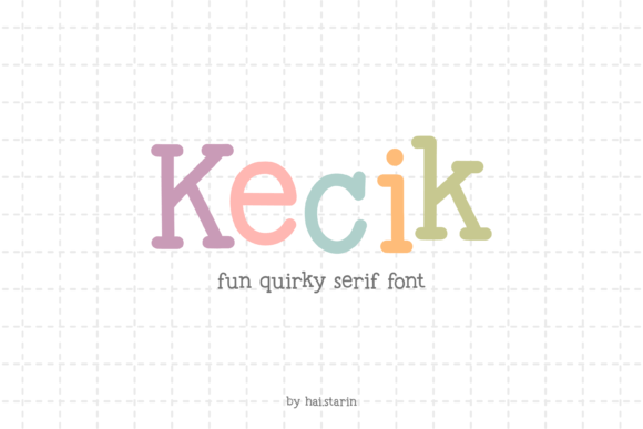 Kecik: The Quirky Serif Font for Memorable Web Design