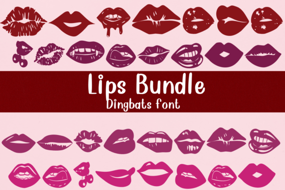 Lips Bundle: The Quirky Typeface for Bold Campaign Visuals