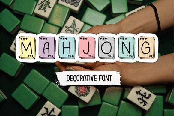 Mahjong Typeface: The Decorative Font for Bold Campaign Visuals