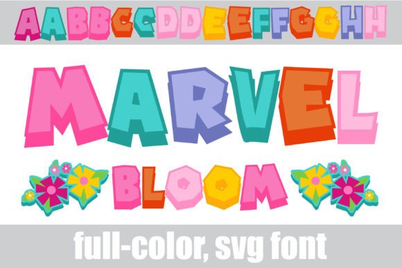 Marvel Bloom: A Vibrant Typeface for Distinctive Brand Identity