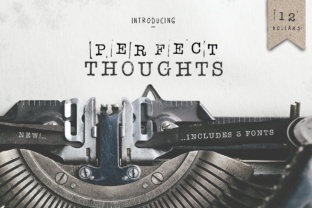 Perfect Thoughts: A Serene Serif Font for Editorial Design