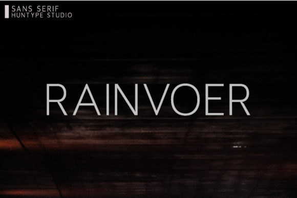 Rainvoer Typeface: A Modern Sans Serif for Digital Branding