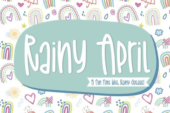 Rainy April Typeface: A Playful Serif for Small Business Branding