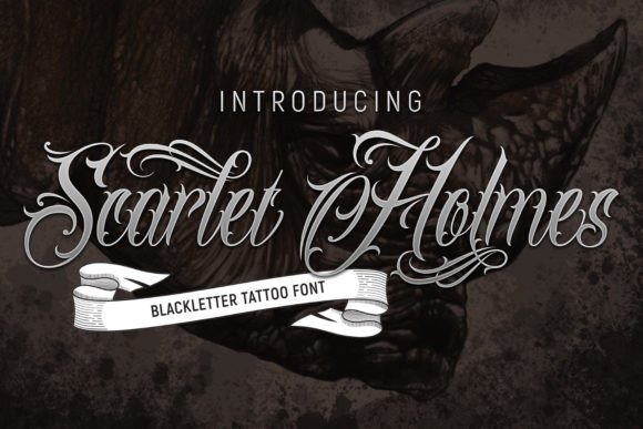 Scarlet Holmes: A Contemporary Blackletter Typeface for Bold Branding