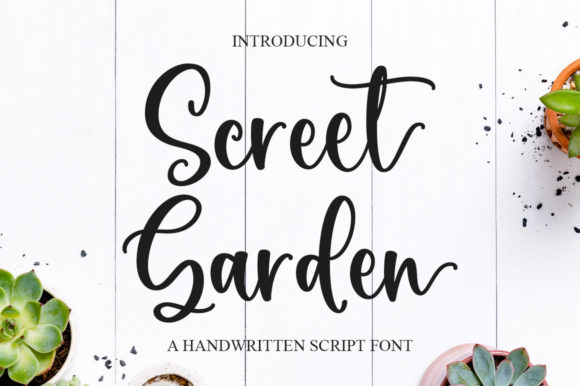 Screet Garden: The Handwritten Typeface for Campaign Clarity