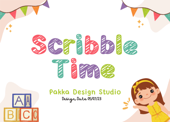 Scribble Time: The Creative Font for Scroll-Stopping Campaigns