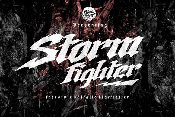Storm Fighter: The Blackletter Typeface for Bold Brand Identity
