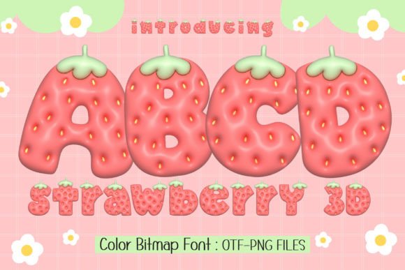 Strawberry 3d: A Vibrant Display Typeface for Modern Web Design