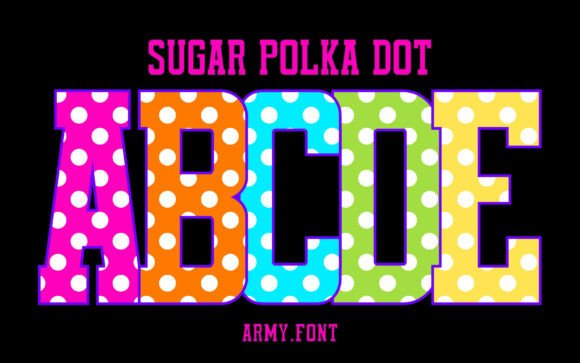 Sugar Polka Dot: The Vibrant Typeface That Elevates Digital Branding