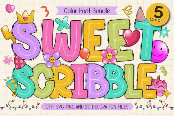 Sweet Scribble: A Playful Typeface for Engaging Social Campaigns