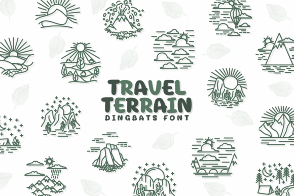Travel Terrain: The Nature-Themed Typeface for Authentic Branding