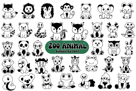 Zoo Animal: A Playful Typeface for Editorial and Branding